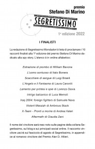Finalisti Premio Di Marino 2021