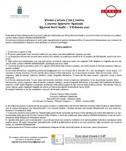Premio Carrara Città Creativa 2020