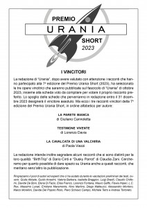 Vincitori Premio Urania Short 2023